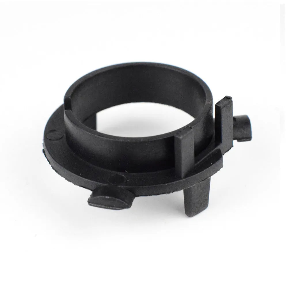 Black ABS plastic car headlight card holder for Nissan and Kia models showing compact size