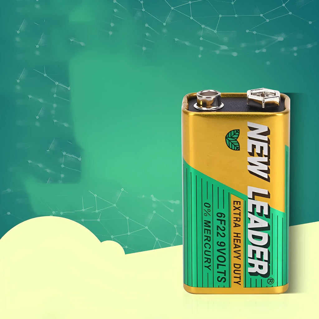 9V 6F22 alkaline battery for wireless microphones and walkie-talkie remote controls