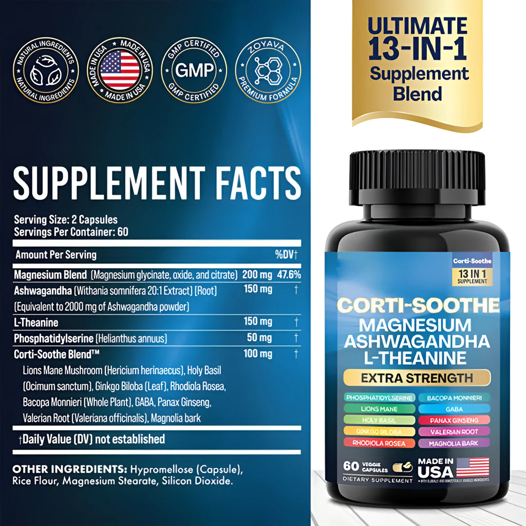 Bottle of 60 South African drunken eggplant magnesium citrate supplement capsules