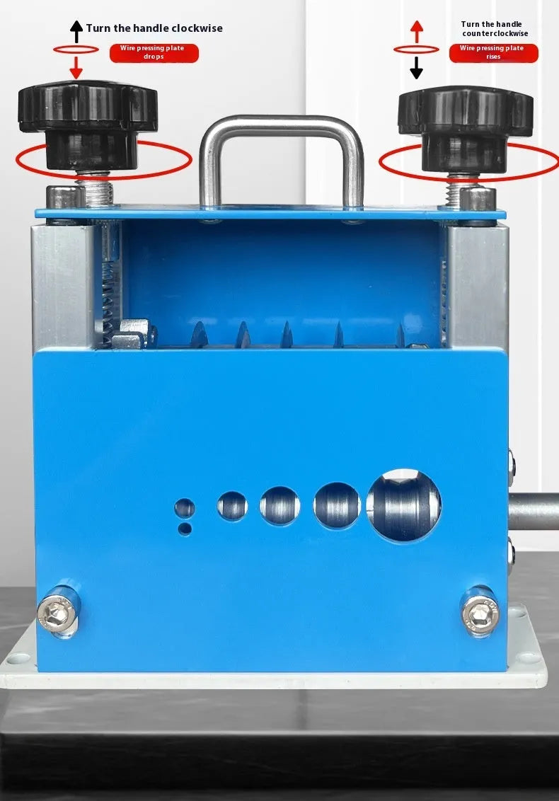 SD017 manual wire stripping machine with adjustable 0.5-17mm range