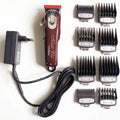 Charging hair clipper set with stainless steel cutter head for adults and children