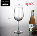 Clear PC acrylic wine bottle with modern design for beverage serving