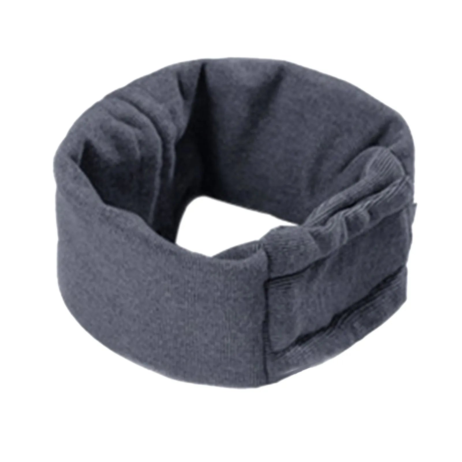 Dog wearing calming hoodie with ear covers in soft polyester fabric