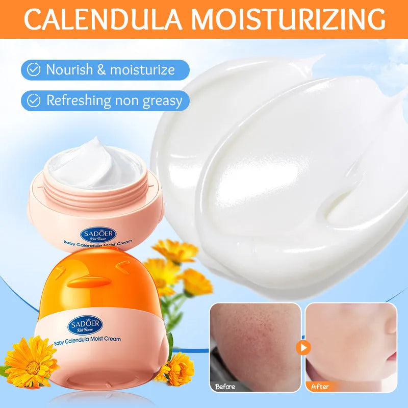English Marigold Children's Moisturizing Facial Cream 50g standard specification for universal skin types