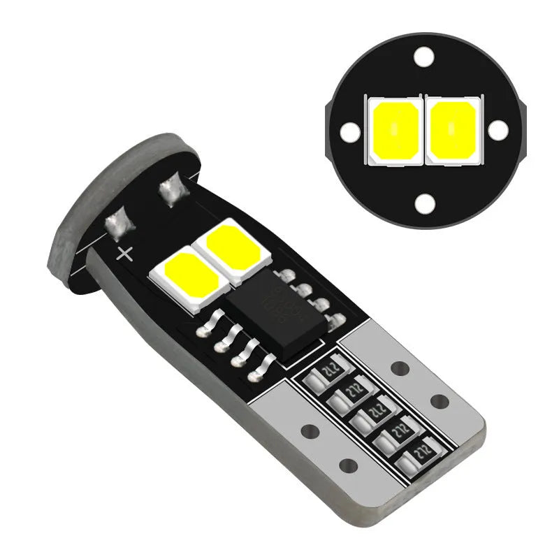 Small car license plate reading light with 10mm size and white light output
