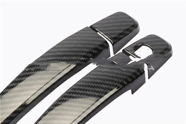 Carbon fibre pattern door handle decoration for Opel Vauxhall Astra H/J models