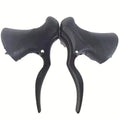 Aluminium alloy road bicycle brake handles in black or black silver for 22.2mm 23.8mm handlebars