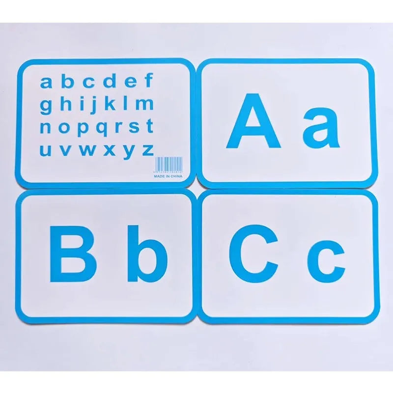 Children's recognition literacy card set 28 paper cards for early education intelligence development