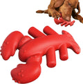 Red large Nylabone dog chew toy for aggressive chewers and dental care
