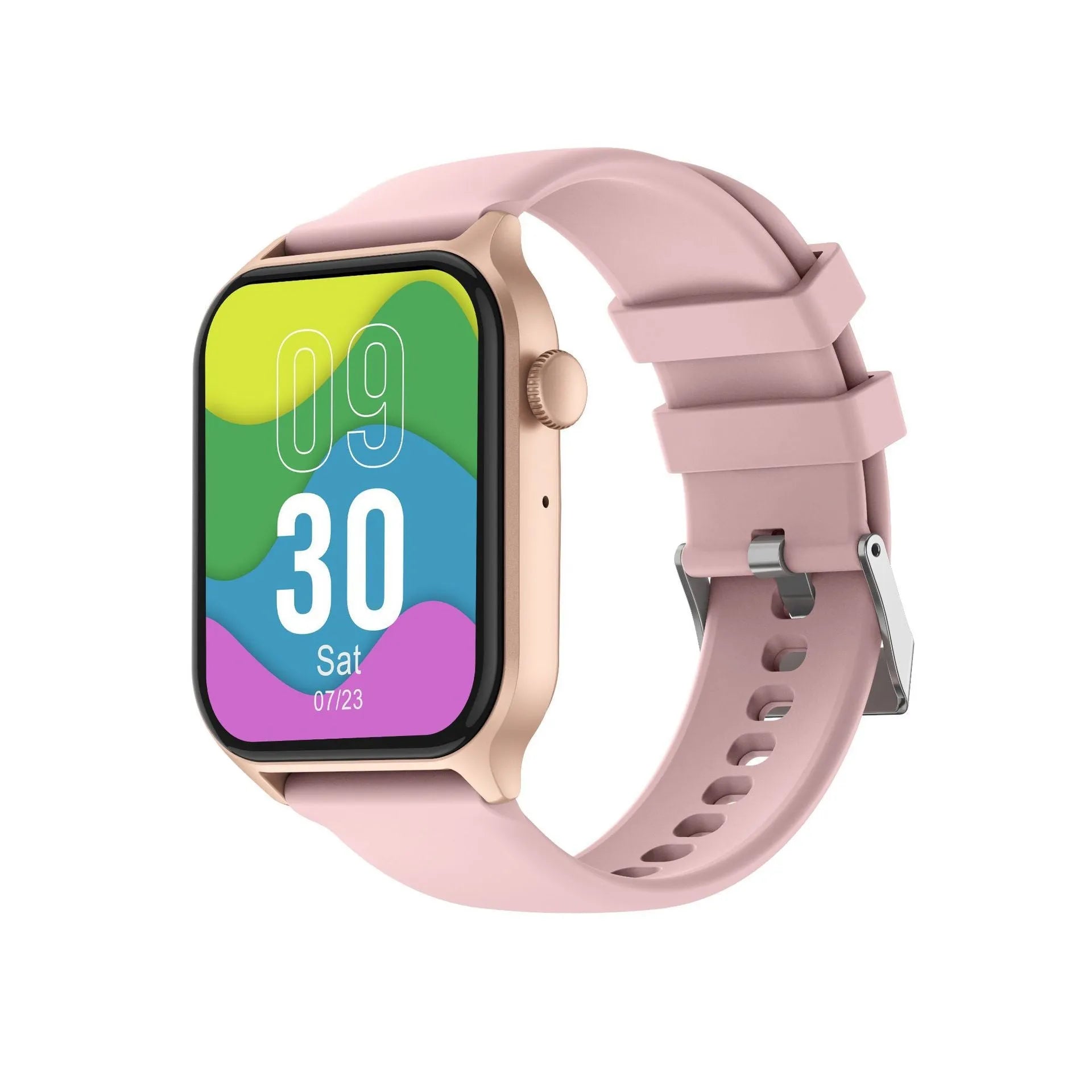 Z145 Smart Watch in black on a wrist, showing a watch face with health metrics and Bluetooth call icon.