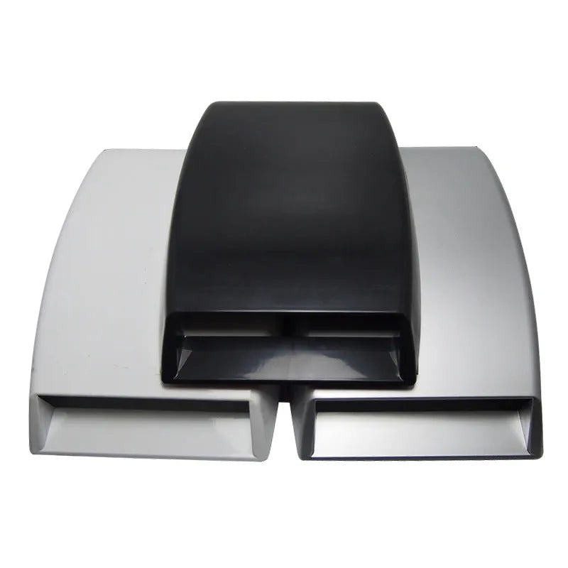 Black, white, and silver ABS plastic decorative car air vent simulation inlet