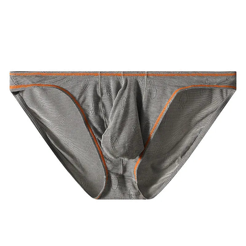 Men's modal fabric ice silk underwear with butt-lift design in five colour options