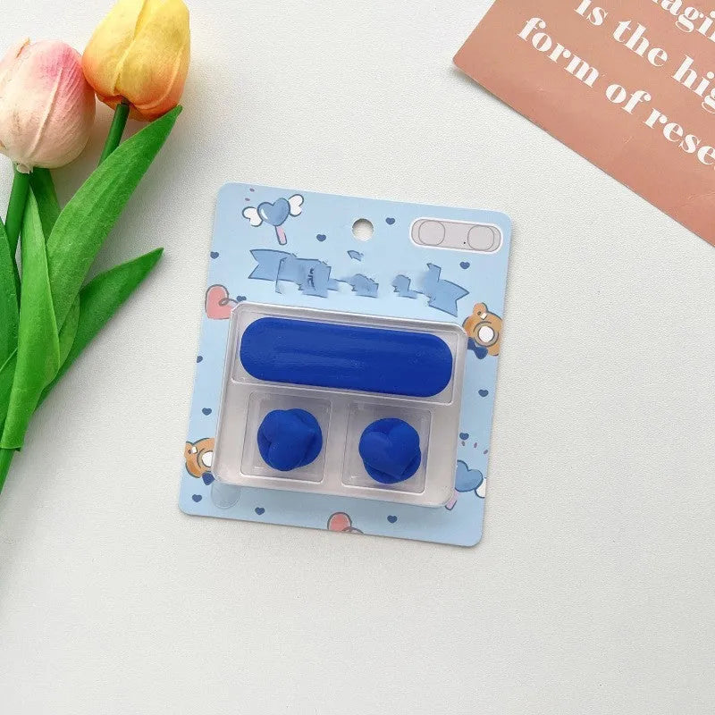 Cartoon magnetic plastic data cable fixer for desktop organisation in various colours