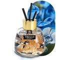 Glass bottle car perfume ornament with loose incense aromatherapy in Blue Wind Bells colour