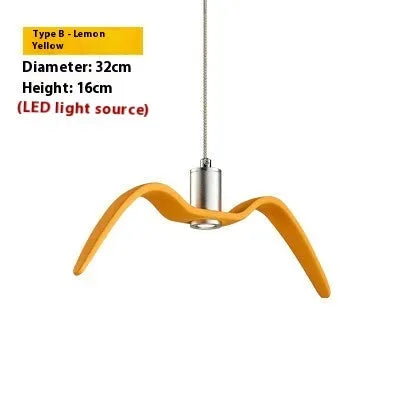 Nordic postmodern LED chandelier ceiling light with macaron colour options for restaurants and homes