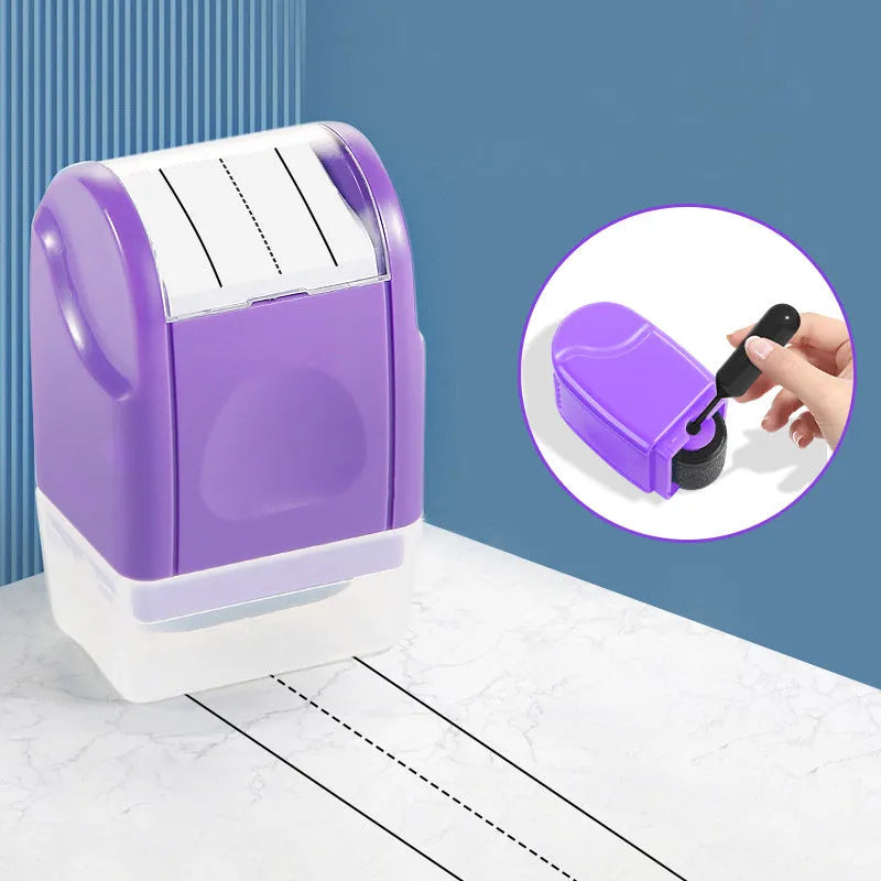 Plastic roller seal in seven colour options for teaching and craft activities.