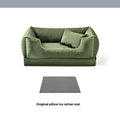 Waterproof dog kennel with removable liner in dark green, auburnumber, or rock ash colours