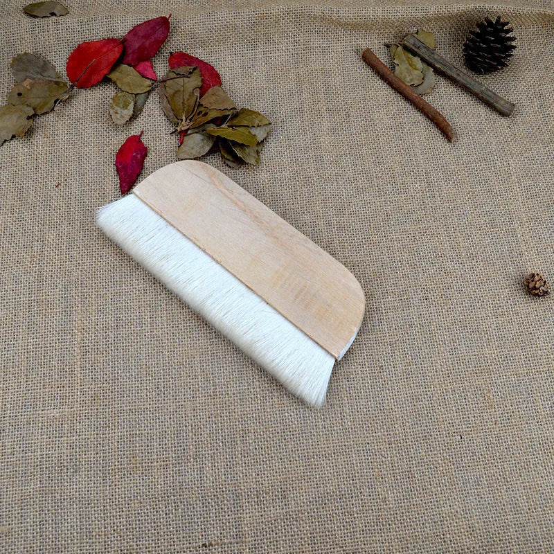 Wool art mounting paste board and brush set for shading in pictured colour