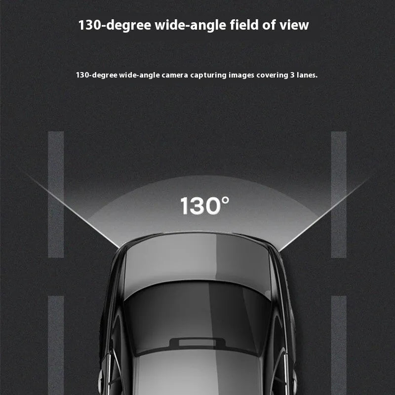 Midrive RC09 compact black rear recording camera for car rear window installation.
