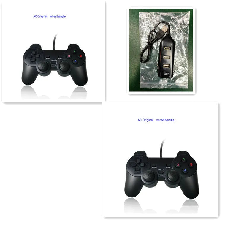 Super ConsoleX wired USB game controller in SNES-style design with AC Original Handle