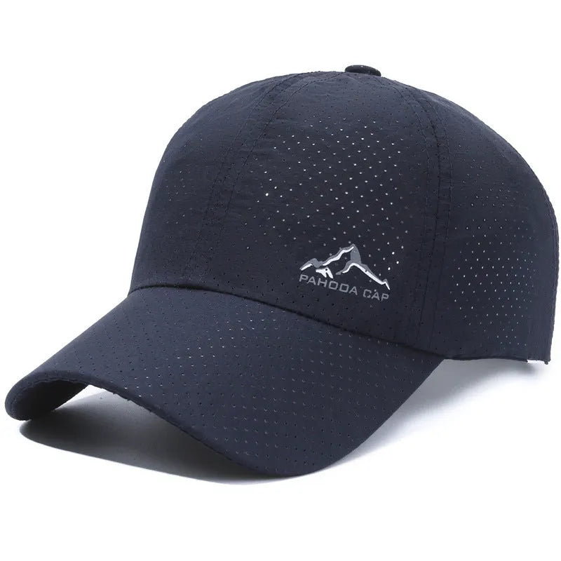 Korean style baseball cap with adjustable closure and dome crown in multiple colour options