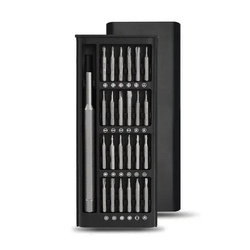 24 in 1 magnetic precision screwdriver set with chrome vanadium steel bars and choice of aluminium or plastic handles