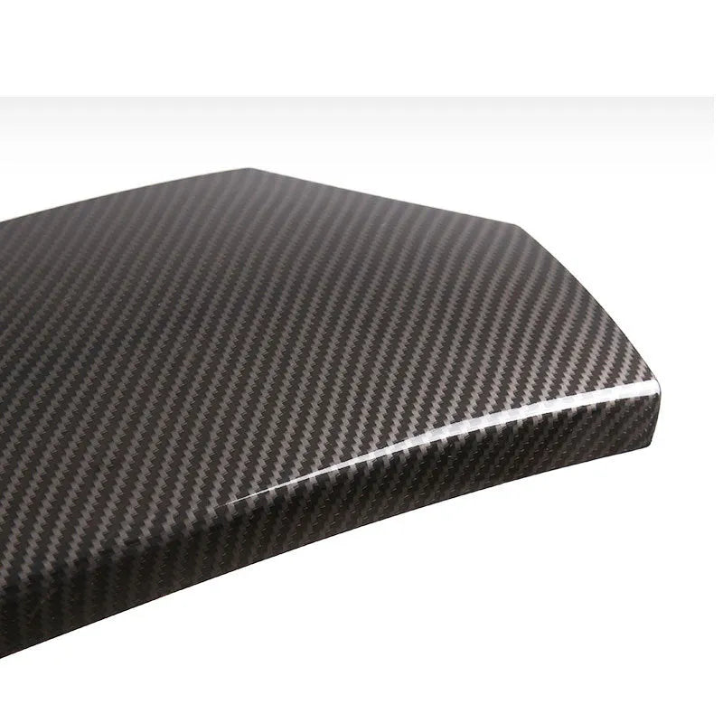 3-piece ABS carbon fibre pattern armrest box protective cover set for car centre console storage