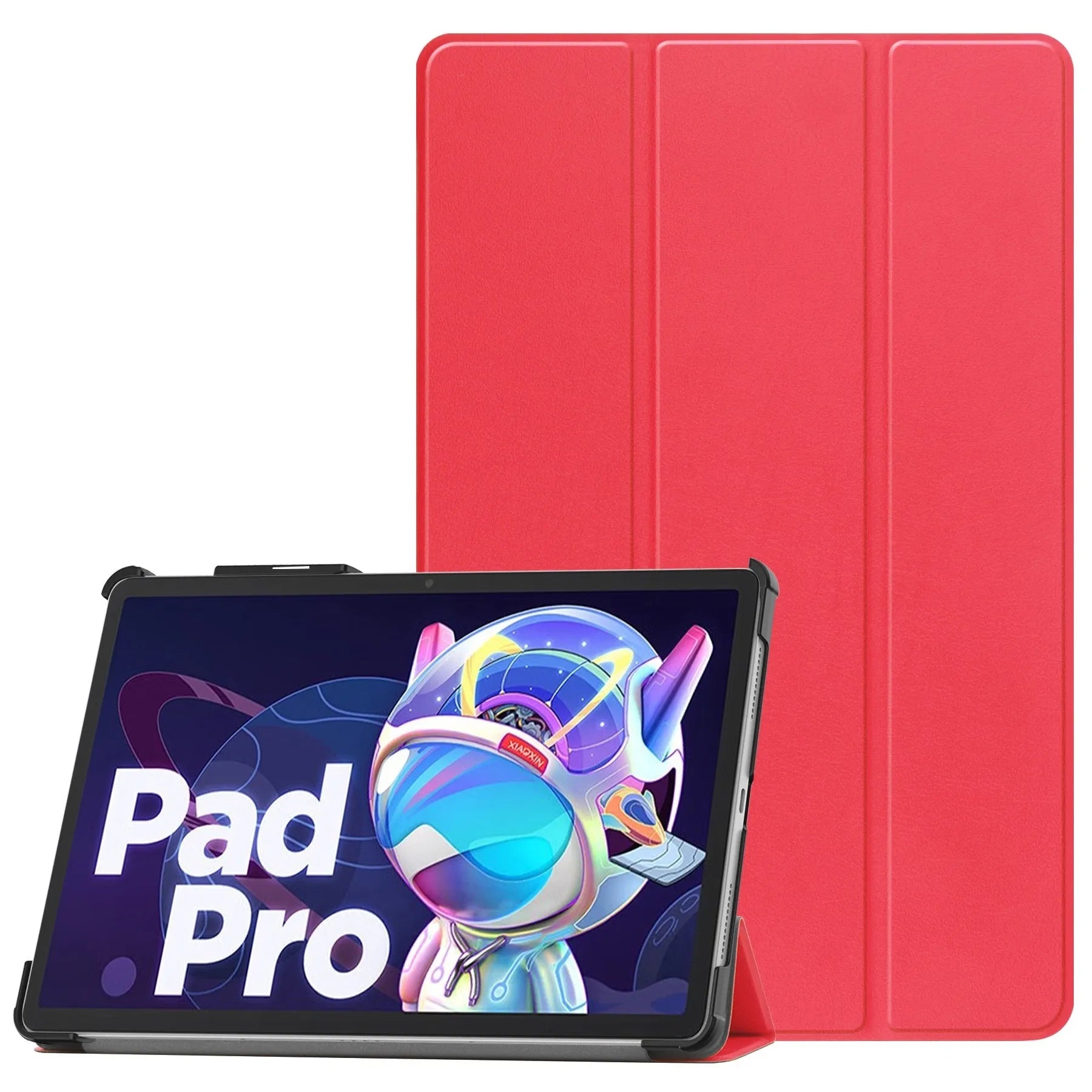 Lenovo Tab P12 tablet protective case in a choice of colours and patterns with a folded magnetic stand.