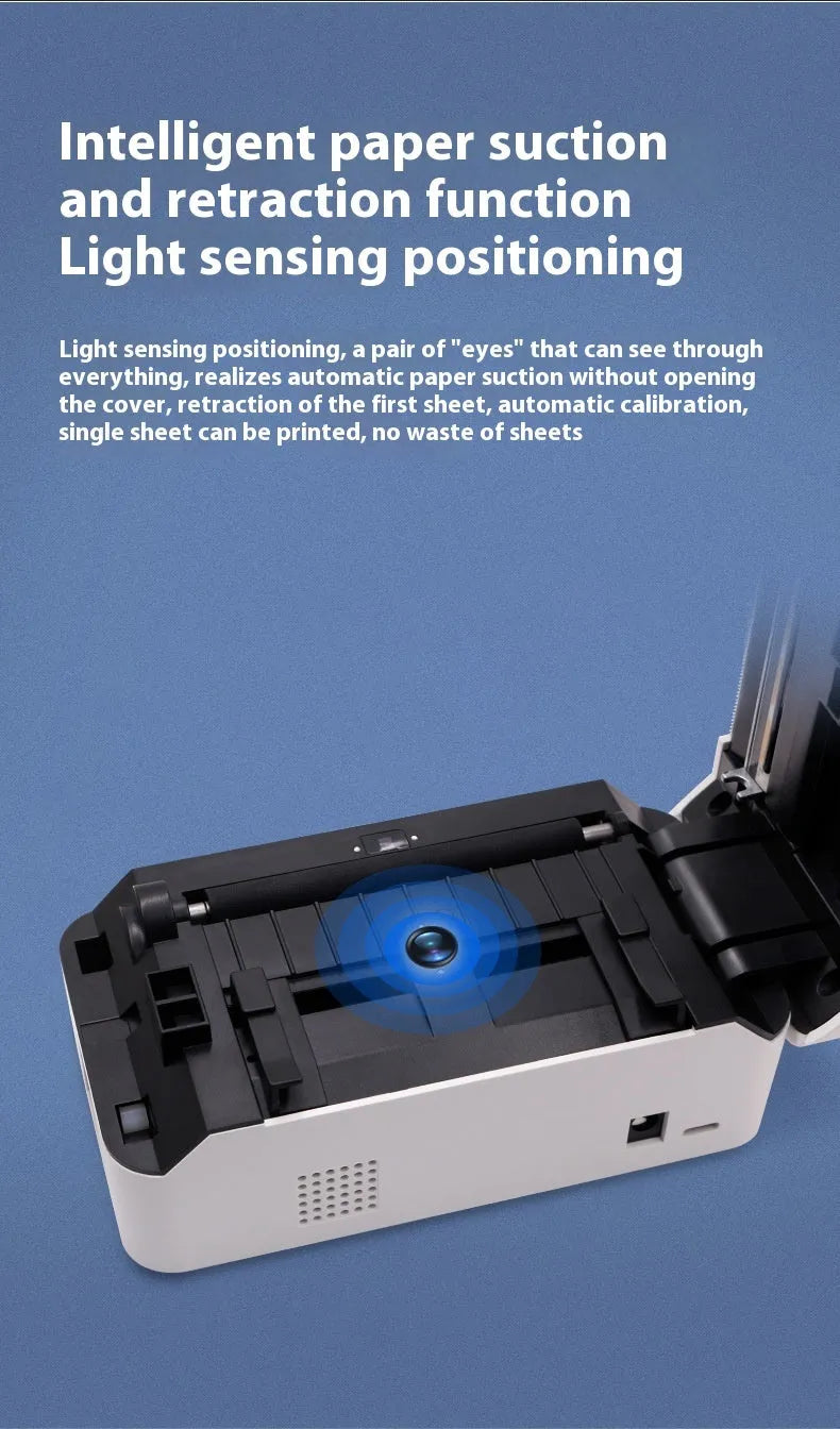 Compact thermal express printer with Bluetooth for receipt and order ticket printing
