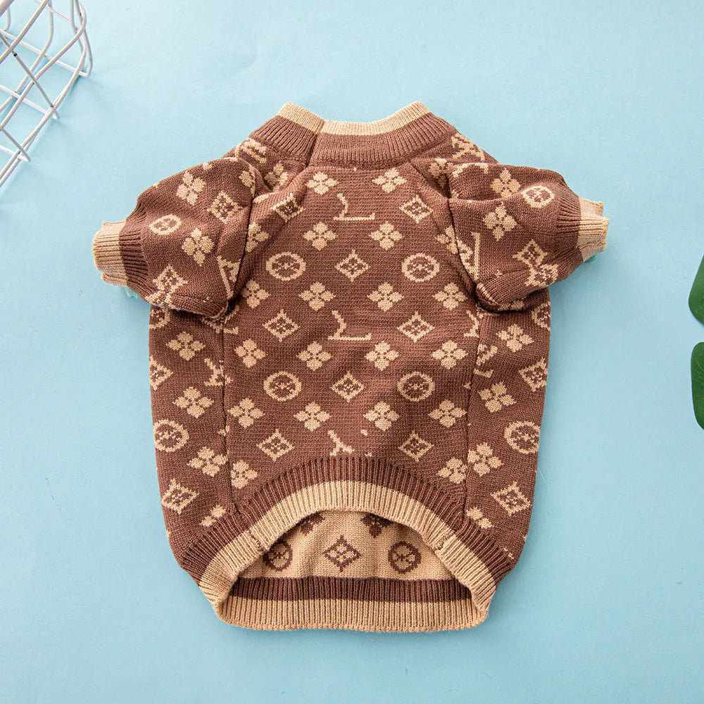 Wool dog sweater in European style available sizes XS to XXL