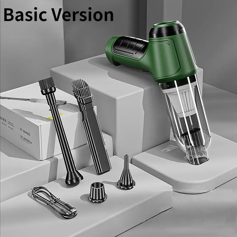 Handheld car vacuum cleaner with brushless motor and EVA storage bag