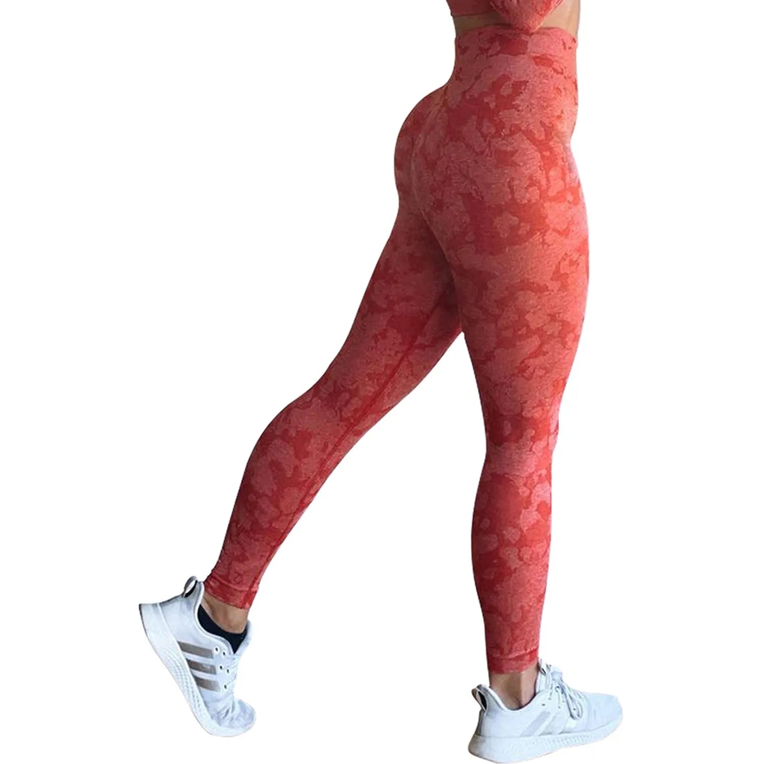 Women's push-up booty leggings in animal print patterns for gym and yoga workouts