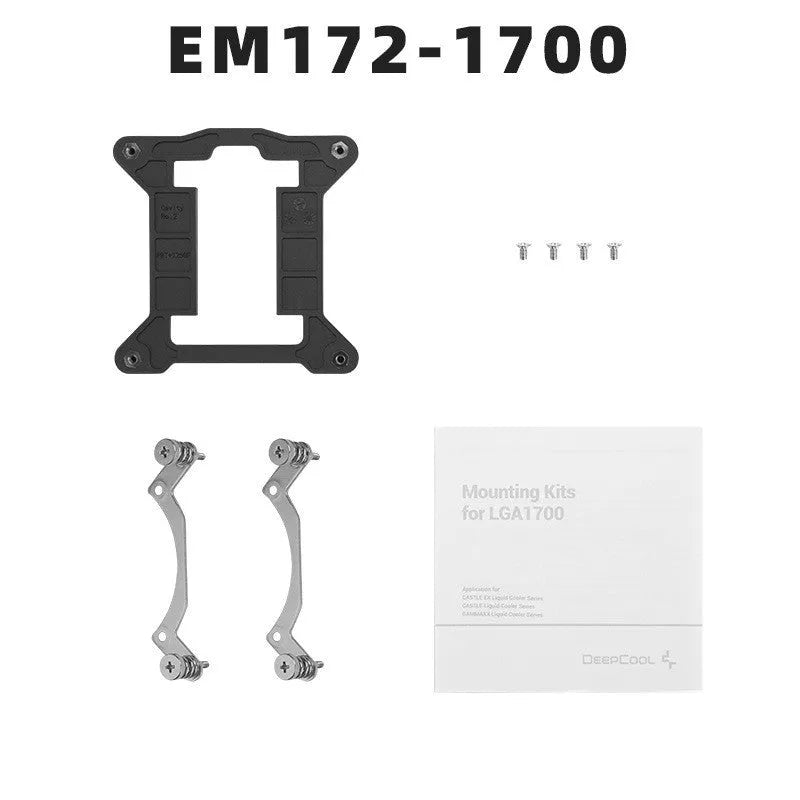 1700 CPU radiator mounting bracket fastener kit for Intel 12th generation LGA1700 socket with cleaning alcohol bag