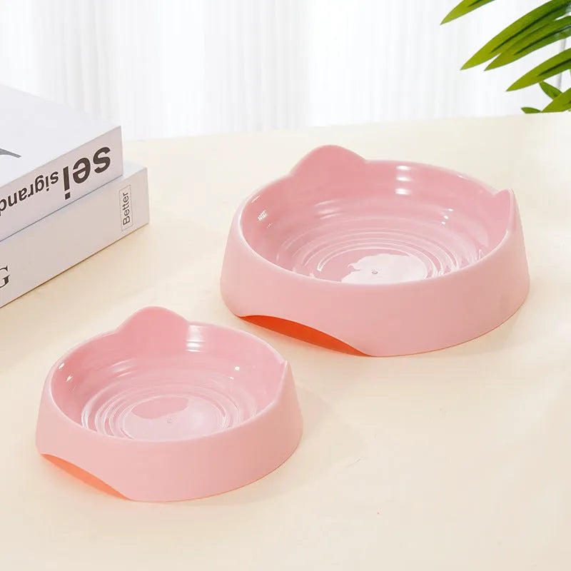 Blue ceramic dog slow feeder bowl with maze design for large breed dogs.