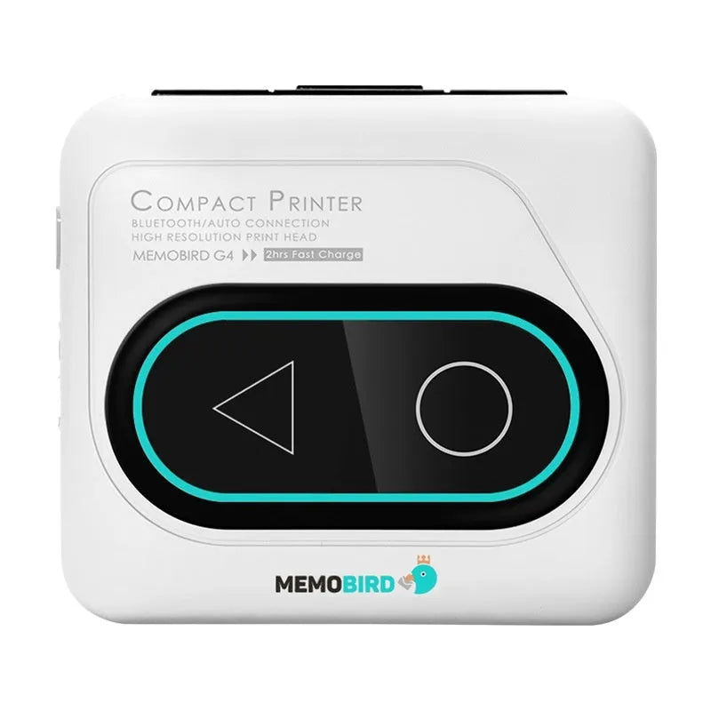Portable Bluetooth thermal mini printer in avocado green colour for mobile phone photo printing