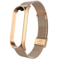 Milanese loop replacement belt for Xiaomi Mi Band 3 and 4 in stainless steel with magnetic closure