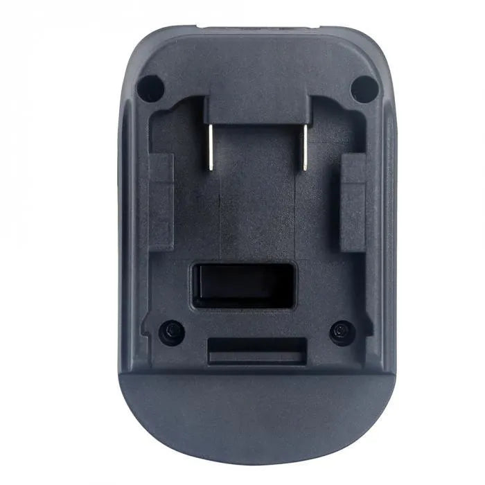 Black Milwaukee DM18M to Makita H99F battery adapter converter for power tools