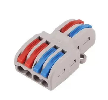 Quick wire electrical connector with fire-resistant insulation for 0.08-4.0mm² wires
