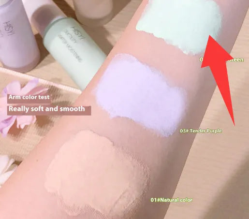 Silky clear brightening makeup primer in universal formula with 01, 02, 03 shade options