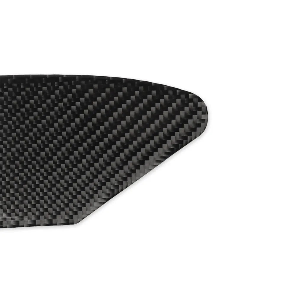 Carbon fibre USB charging port panel sticker with 3M adhesive backing
