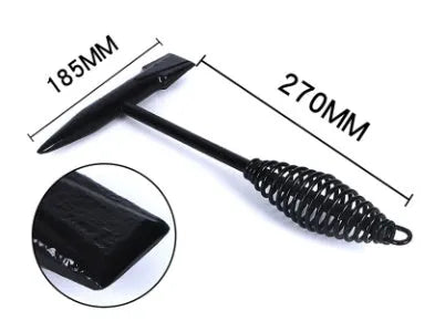 Electric welding slag hammer with spring handle for rust removal and metal maintenance