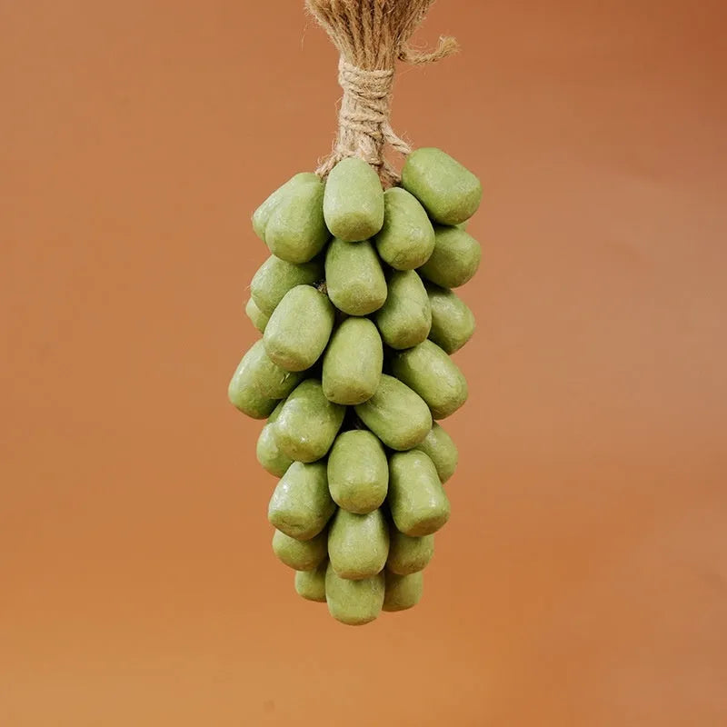 A 120g bar of handmade grape soap with options for black, green, purple, and litchi fragrance.