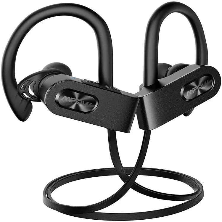 Flame2 hanging ear Bluetooth headset in red, black, or pink colour