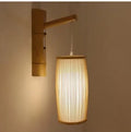 Handwoven bamboo pendant lamp with E27 fitting for hall and staircase lighting