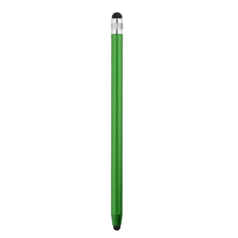 WK128 metal capacitive stylus pen with double silicone tips for tablet and smartphone drawing