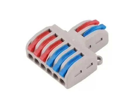 Quick wire electrical connector with fire-resistant insulation for 0.08-4.0mm² wires