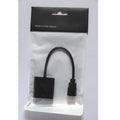 HDMI to VGA adapter cable with 0.3m length and black/white colour options