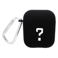 Black and pink PC plastic AirPods earphone cover with decorative style options