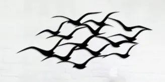Metal flying bird wall decoration seagull design modern simplicity style for garden and office