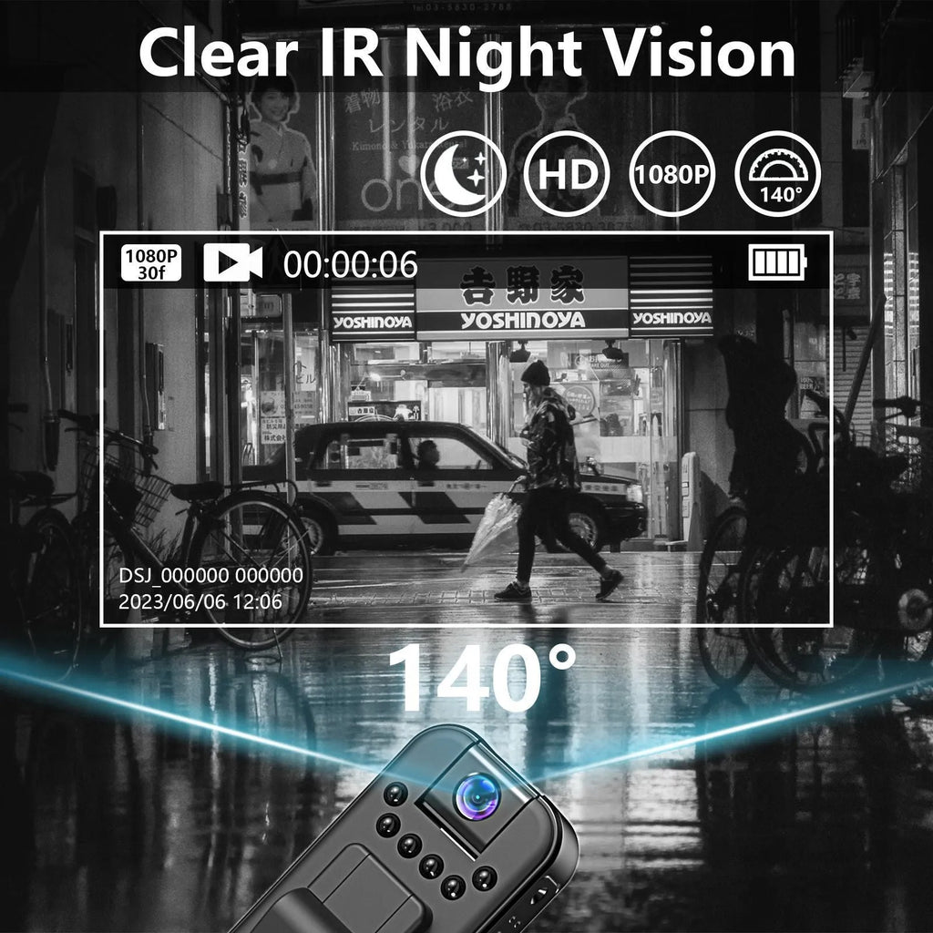 L7 model HD home security camera with wifi and infrared night vision for outdoor recording.